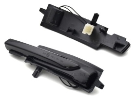 Set 2 Semnalizari Dinamice Full LED pentru Oglinda compatibil cu Volvo XC60 2018-2021, XC90 2016-2021, S90, V90 2017-2021, Fumurii - Img 3