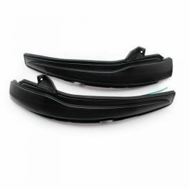 Set 2 Semnalizari Dinamice Full LED pentru Oglinda compatibil cu Mercedes clasa C W205 2004-2018, Clasa E W213 2017-2019, GLC 2015-2019, VITO W447, fumurii - Img 1