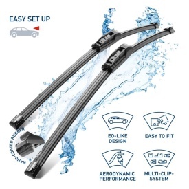 Set 2 stergatoare auto Hella, compatibil cu Hyundai Santa Fe 2006-2012, Hyundai i30 2007-2015, 600mm+450mm - Img 5