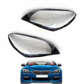 Set 2 sticle faruri pentru BMW Seria 6 F06, F12, F13 LCI Facelift (2015 - 2018) - Img 2