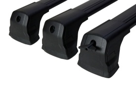 Set 3 bare portbagaj transversale, negru, compatibil MERCEDES Vito, V-Class 2014->, cu prindere in puncte fixe - Img 3