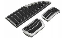 Set 3 ornamente pedale compatibil cu Ford Focus II 2004-2010, Focus III 2010-2018, Focus IV 2019->, cutie automata