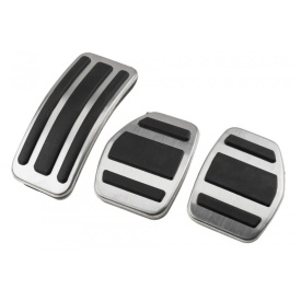 Set 3 Ornamente pedale sport compatibil compatibil Citroen C3 2002-2010, C4 2004-2010, DS3 2008-2016, DS4 2011-2018 cutie manuala