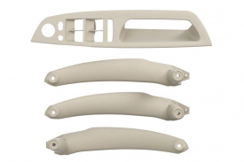Set 4 Manere plastic interior BEJ compatibil BMW X5 E70 2007-2014, X6 E71 2007-2014
