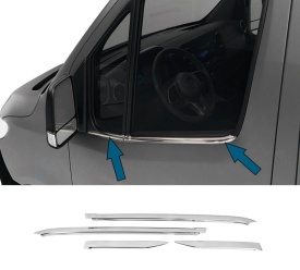 Set 4 ornamente inox pentru chedere Mercedes Sprinter W907 2018-> - Img 5