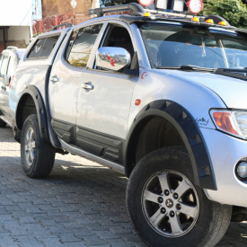 Set 4 protectii aripa overfender compatibil cu Mitsubishi L200 2007-2015, calitate Premium - Img 4