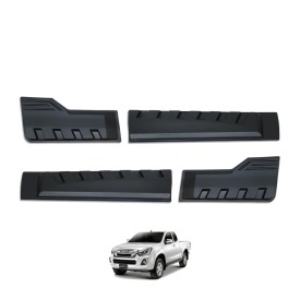 Set 4 Protectii laterale pentru usi compatibile Isuzu D-MAX 2012-2019 , plastic ABS calitate Premium - Img 2