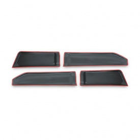 Set 4 Protectii laterale pentru usi compatibile Isuzu D-MAX 2020-> , plastic ABS calitate Premium - Img 3