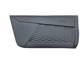Set 4 Protectii laterale pentru usi compatibile Nissan Navara D40 2016->, plastic ABS, calitate Premium, Jumbo Design - Img 3