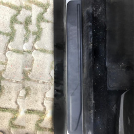 Set 4 protectii praguri din plastic compatibil cu DACIA DUSTER 2018-> - Img 2