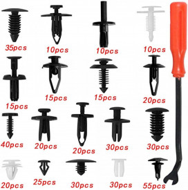 Set 421 clipsuri auto universale cu scula pentru demontare - Img 2