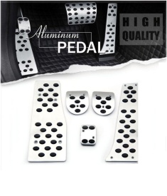 Set 5 ornamente pedale compatibil Mercedes C Class W204 2007-2015, cutie manuala - Img 3