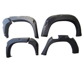 Set 6 protectii aripa overfendere, compatibil Mitsubishi L200 2020->, plastic ABS