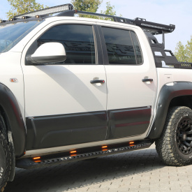 Set 6 Protectii laterale pentru usi compatibile VW Amarok 2010-2022, plastic ABS, calitate Premium - Img 6