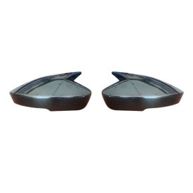 Set capace oglinda tip Batman compatibil Skoda Octavia 4 IV 2021->, negru lucios