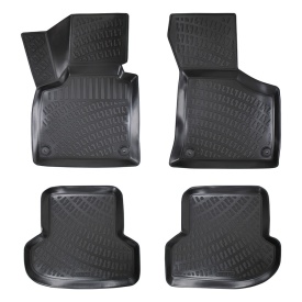Set covorase auto cauciuc Audi A3 8P 2003-2013 forma tavita - Img 1