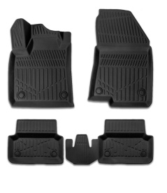 Set covorase auto cauciuc Dacia Sandero III 2020->, forma tavita 3D - Img 1