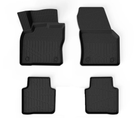 Set covorase auto cauciuc Mercedes Clasa E W211 2002-2009, forma tavita 3D