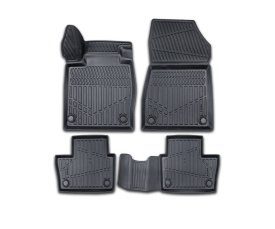 Set covorase auto cauciuc Nissan Juke 2019->, forma tavita 3D