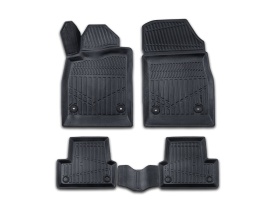 Set covorase auto cauciuc OPEL Astra J 2009-2015, forma tavita 3D - Img 1
