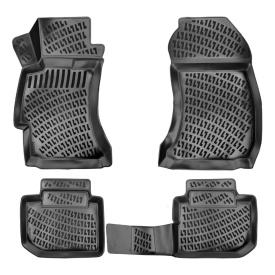 Set covorase auto cauciuc Subaru Impreza 2007-2014 forma tavita - Img 1