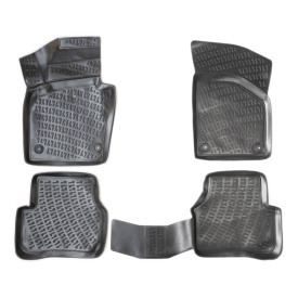 Set covorase auto cauciuc VW Tiguan 1 2007-2016 forma tavita - Img 1