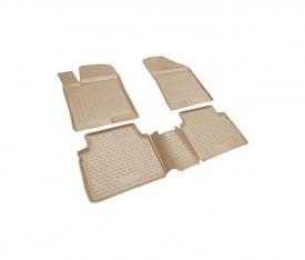Set covorase auto tip tavita BMW seria 5 E60/E61 2003-2010, culoare bej