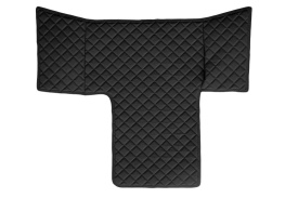 Set covorase camion, piele ecologica compatibil cu MAN TGL / TGM / TGS 2016-2022 cabina L, cabina XL Negru - Img 2