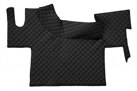 Set covorase camion, piele ecologica compatibil cu RENAULT T 2014-> Negru, podea dreapta
