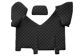 Set covorase camion, piele ecologica compatibile cu Iveco Stralis 2012-2019, HI-WAY AUTOMAT, cu frigider, Negru - Img 3