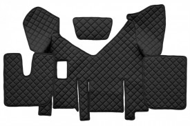 Set covorase camion, piele ecologica compatibile cu IVECO STRALIS XP 2013-> Negru, cu frigider - Img 6