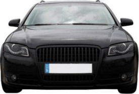 Set Faruri LED DRL compatibil cu Audi A4 B7 2004-2008 DAYLIGHT Negru - Img 7