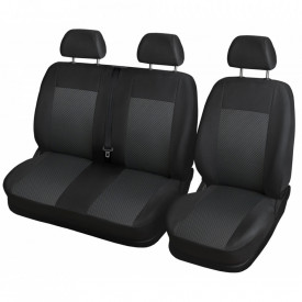 Set huse auto pentru scaune compatibile Mercedes Sprinter W907 2018-> 3 locuri, material textil, Lichidare stoc! - Img 7