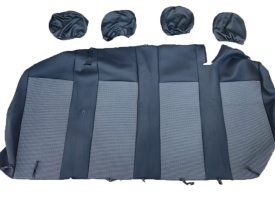 Set huse auto pentru scaune compatibile VW Crafter 2007-2018 Doka, 7 locuri, material textil - Img 3