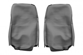 Set huse scaune camion compatibile cu DAF XF105 XF106 2012-> negru cu gri, piele ecologica cu velur - Img 3