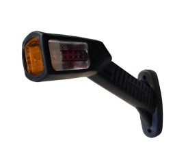 Set lampa LED laterala gabarit pentru camion, remorca, rulota, 12-24V, alb galben rosu, 2 buc - Img 3