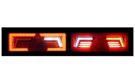 Set lampi stop spate stanga si dreapta LED, pozitie neon, 12-24V, 6 functii - Img 5