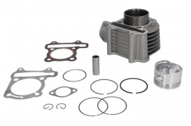 Set motor complet scuter 4T GY6 125cc, diametru cilindru 52.5 mm - Img 2