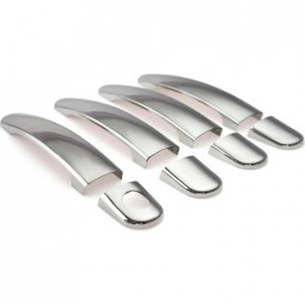 Set ornamente cromate manere portiere compatibile SKODA OCTAVIA II 2004-2008