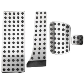 Set ornamente pedale compatibil cu MERCEDES clasa C W204 2007-2014, CLS X218 2012->, clasa E W212 2009-2016,GLK X204 2008-2015, cutie automata