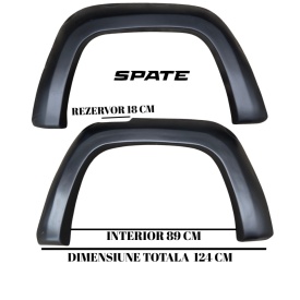 Set protectii aripa overfendere, compatibil VW Amarok 2010-2016, plastic ABS - Img 9