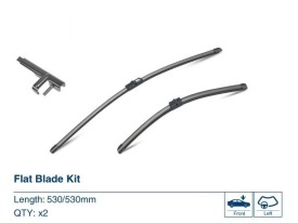 Set stergatoare auto compatibiler VW Passat B5 2002-2005, 530mm+530mm - Img 4