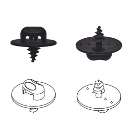 Sistem de fixare in podea, clips rotund covorase universal