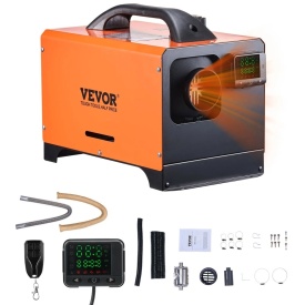 Soba incalzitor diesel portabil VEVOR CY-29, 12-24V putere 5-8KW telecomandă și afișaj digital color, zgomot redus, anunt vocal, pentru rulote camion barca și remorca - Img 3