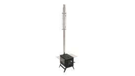 Soba pentru camping, cort Robens Hunter Stove, cu suprafata de gatit si burlan - Img 5