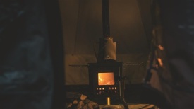 Soba pentru camping, cort Robens Hunter Stove, cu suprafata de gatit si burlan - Img 14