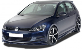 Spoiler fata, Splitter buza fata VW Golf 7 VII 2012-2017, bara standard, RDX VARIO-X Design - Img 1