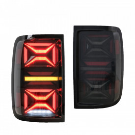 Stopuri LED compatibil cu VW Amarok 2010-2020 Semnal Secvential Dinamic Fumuriu - Img 4
