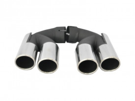 Tobe Ornamente compatibil cu sistemul de evacuare compatibil cu VW Touareg 2004-2009 - Img 2