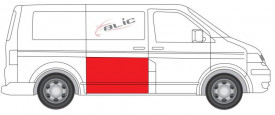Trusa de reparatii usi Spate VW T5 2003-> (Panou de reparatii, partea inferioara, inaltime 800mm) - Img 2